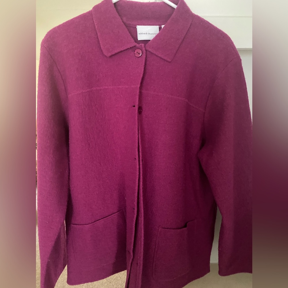 Vintage Alfred Dunner 100% wool button down